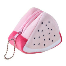 Cute Plush Coin Purse Mini Wallet Animal Fruit Bag Charm 14 Style Options
