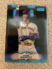 2025 Topps Stadium Club Mark Vientos Light Blue Parallel #129 Mets