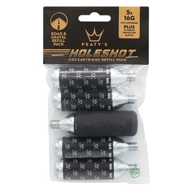 Peaty´s - Holeshot CO2 Cartridge Refill Pack - Road & Gravel (16 g)