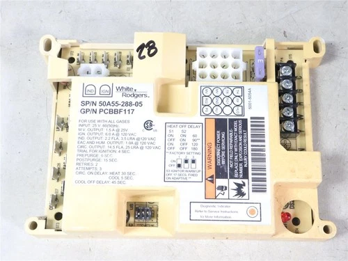 White Rodgers 50A55-288-05 Amana PCBBF117 Furnace Control Circuit Board #28