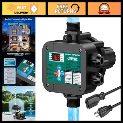 Adjustable Pressure Switch for Well Pump - Smart, Dry-Run Protection, Durable