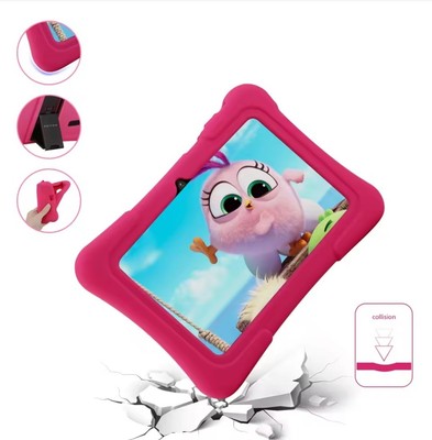 PRITOM 7'' Kinder Tablet - Android 10, 32GB, WLAN, Bluetooth, kindersichere Hülle Bundle