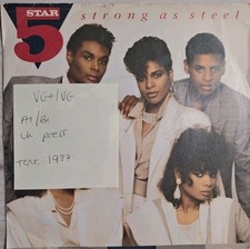 Five Star Strong As Steel Vinyl Record 7" VG+/VG PB 41565 1987