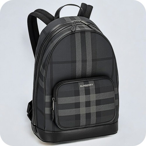 Burberry Backpack Men s Brand BURBERRY Check 8065630 Black