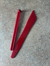 Red Canning Bubble Popper And Jar Lid Lifter Set