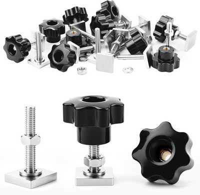 4 Sets T-Nut Adapter Kompatibel für Thule Dachbox Halterung mit T Nutensteine