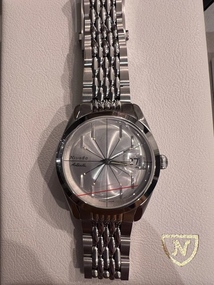 Nivada Grenchen Antarctic Spider 38mm Unworn Full Set - Image 4 of 4