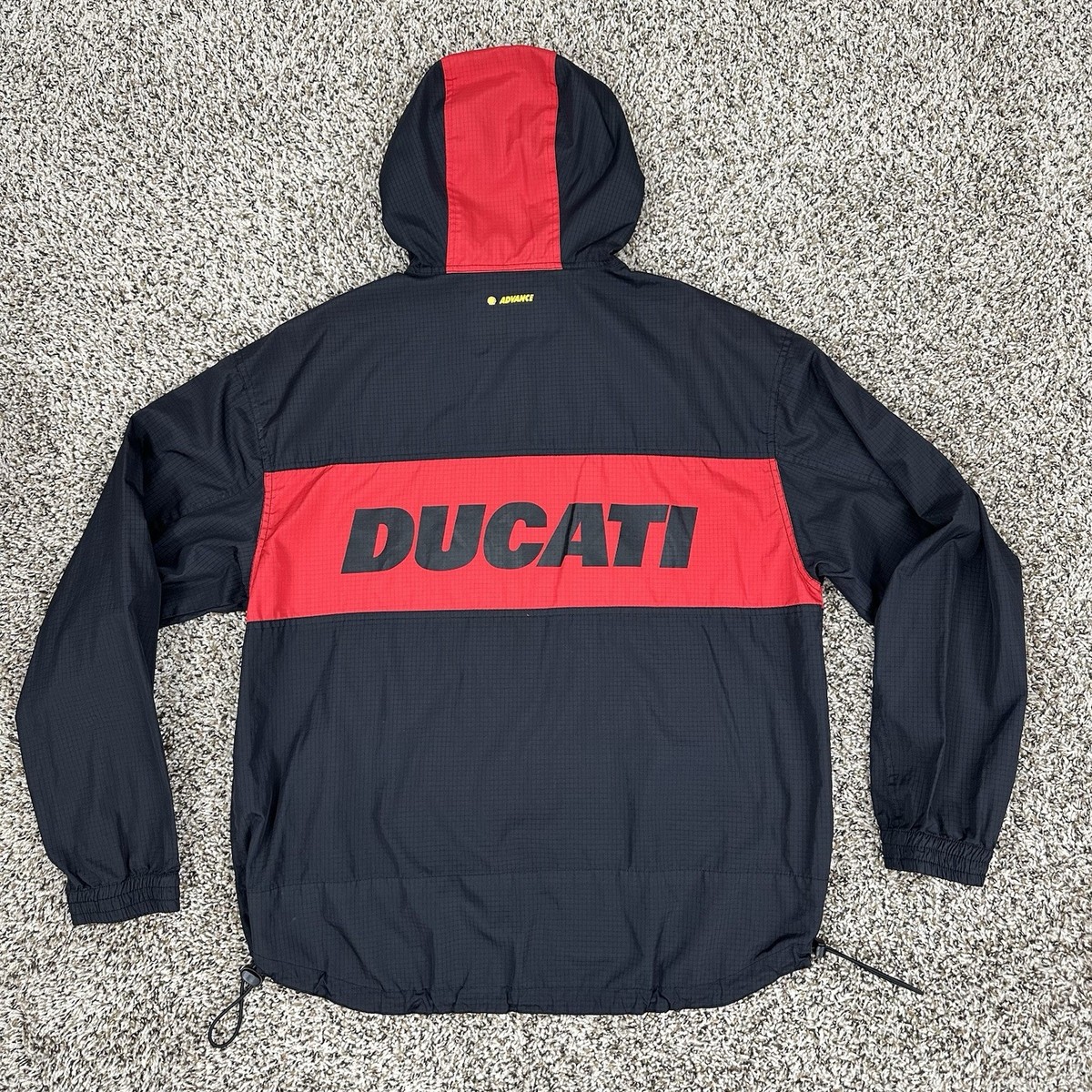 DUCATI　ジャケット　XL Ducati Jacket Mens M Shell Oil Advance Quarter Zip Hoodie Corse