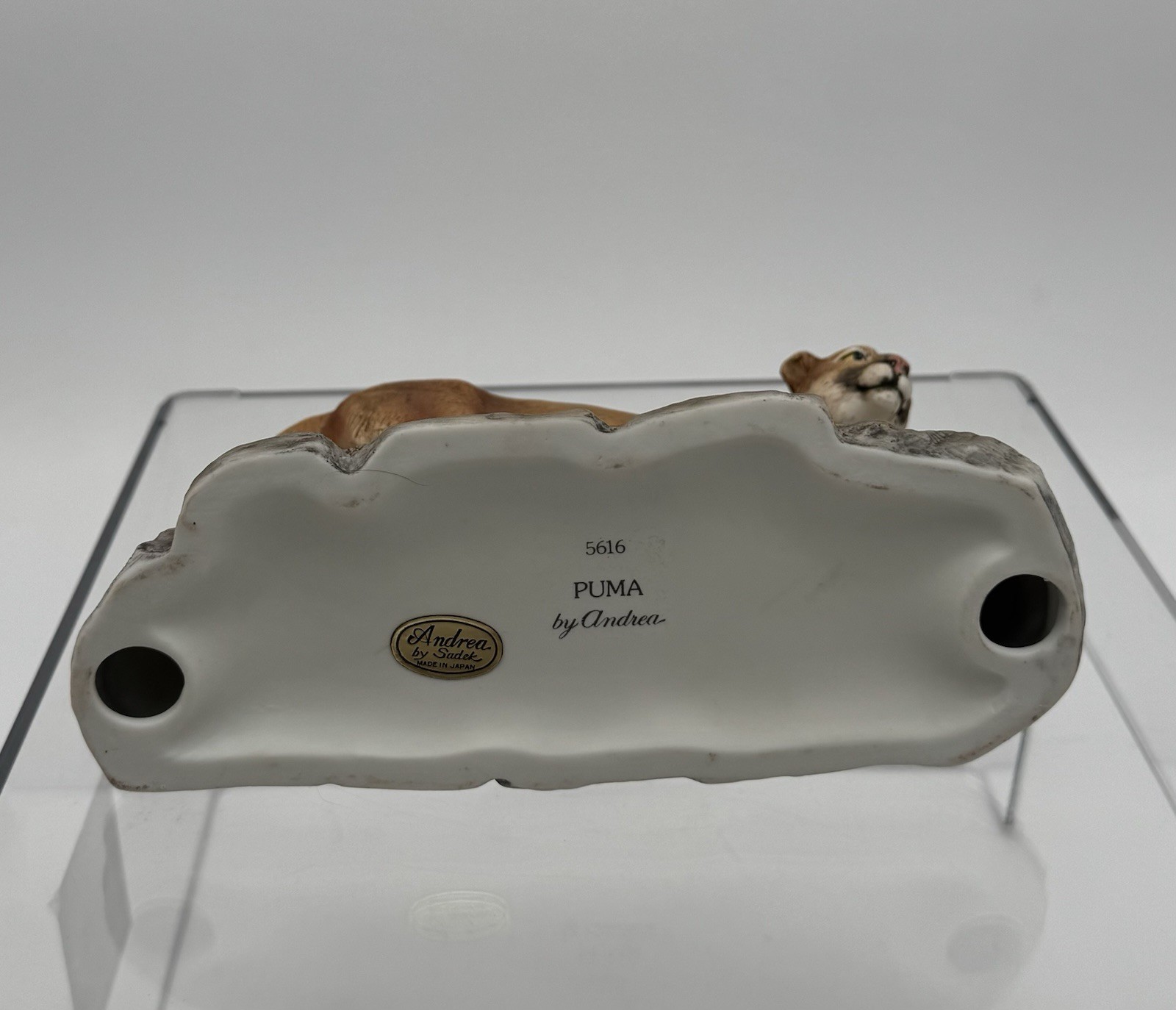 Andrea By Sadek Puma Mountain Lion Cougar #5616  Porcelain Figurine Japan thumbnail 6