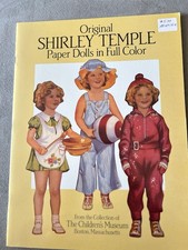 SHIRLEY TEMPLE from Children s Museum Boston Paper Doll Book Uncut