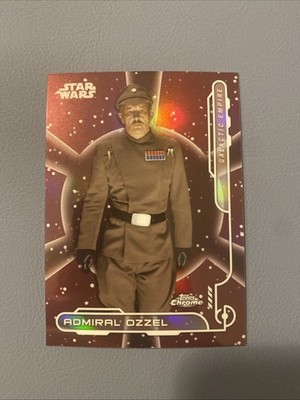 Star Wars Karte Topps Chrome 2024 Rebel Alliance # GE-5 Admiral Ozzel - Refrac.