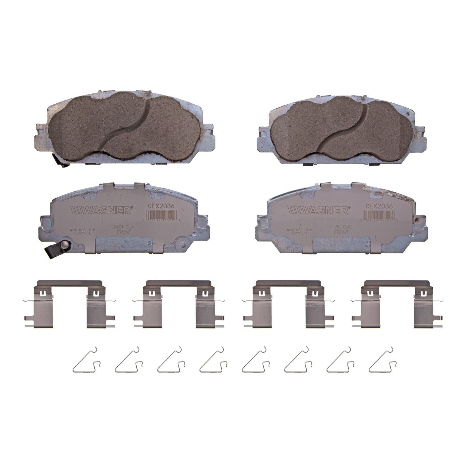 Wagner Brake OEX2036 OEX Disc Brake Pad Set Premium Ceramic For 17-23 CR-V HR-V