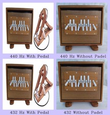 New Small Sound Sustain 13 Notes, Sur Peti, Shruti Box Double Bellow TeakWood