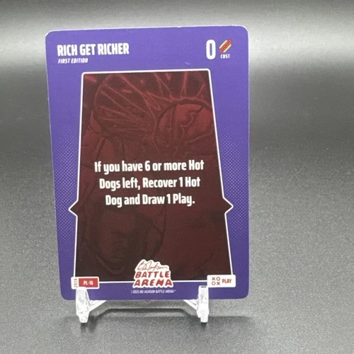 2026 Bo Jackson Battle Arena Griffey SSP Play Card #PL-16 Rich Get Richer