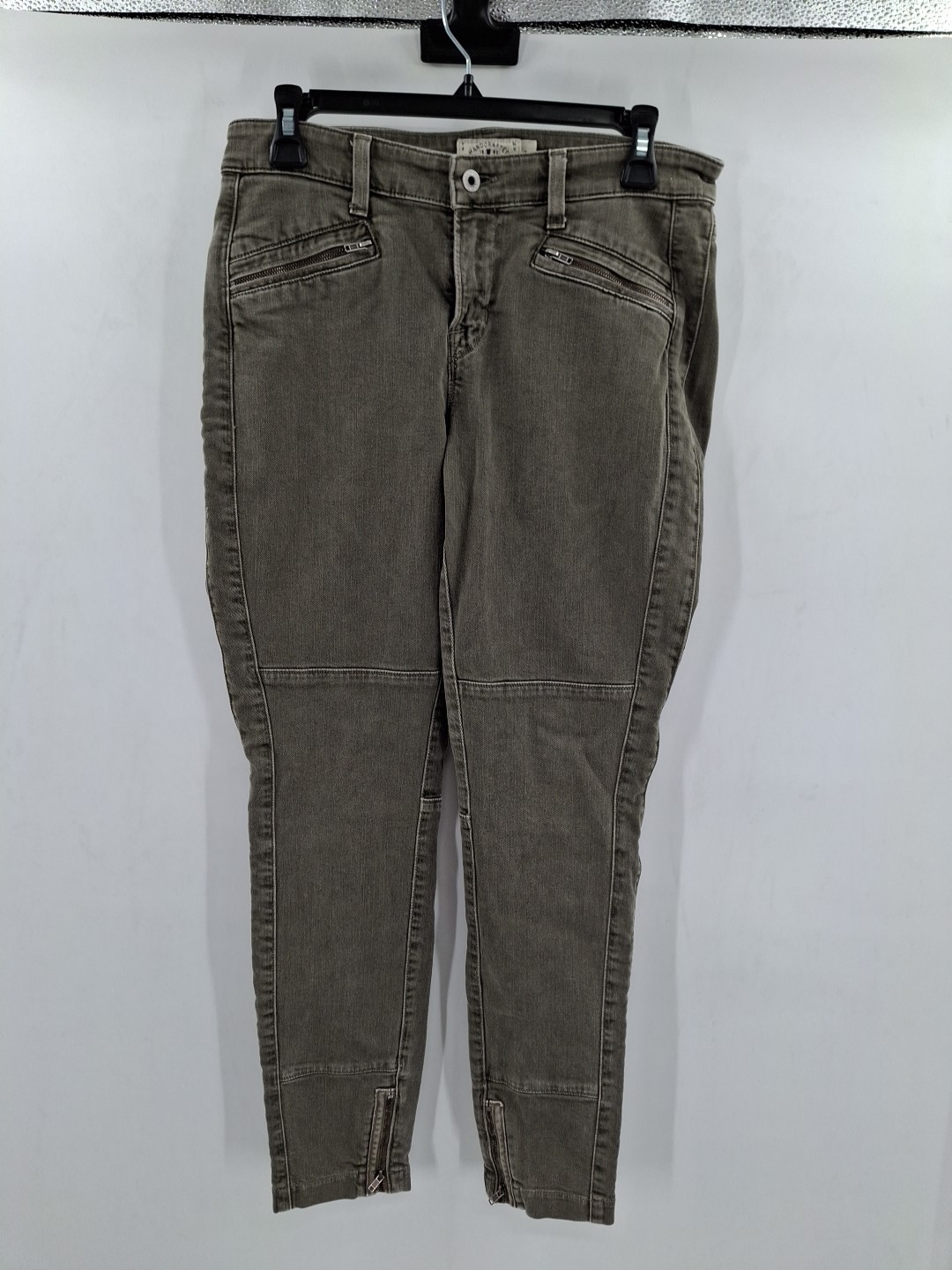 Lucky Brand Womens Brooke Skinny Olive Utility Jeans 8/29