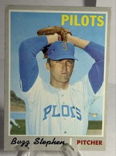 1970 Topps Buzz Stephen #533 (RC) - Vintage Pilots Ghost Team (VG)