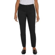 NWT Banana Republic Women's 12 Black High Rise Twill Chino Pants Cotton G2114