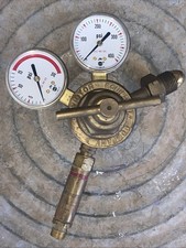 Victor Equipment Oxygen Acetylene SR 260A Regulator Gauge Brass Clean