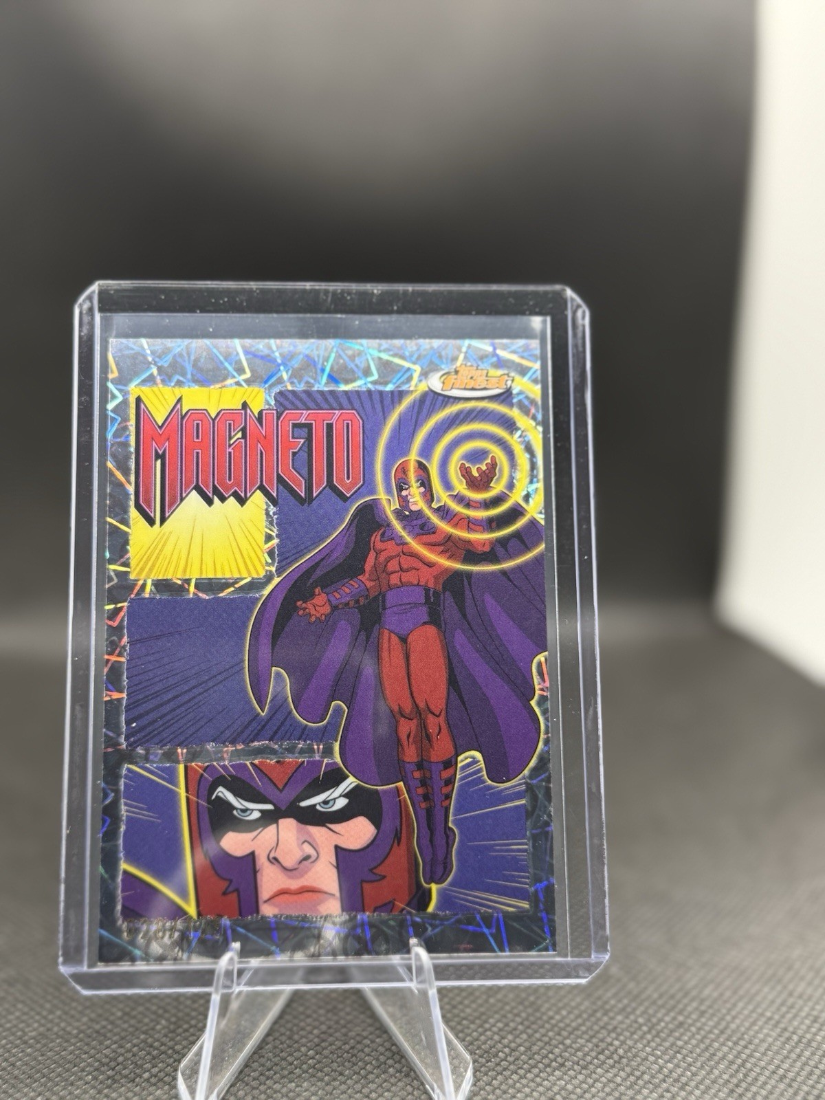 2025 Topps Finest XMen '97 Magneto Remember It Laser Refractor #RI-9 Marvel /199