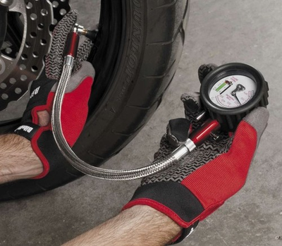 #ad #ad Right Angle Dial Tire Pressure Gauge Heavy Duty BikeMaster Tread Depth. Steel $39.99