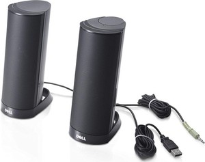 Lot of 2 sets (4 speakers)- Genuine Dell AX210 Multimedia Speaker Systems