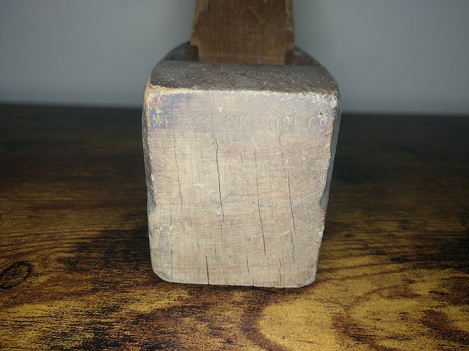 Auburn Tool Co THISTLE BRAND 8" COFFIN WOOD BLOCK PLANE - 2" BLADE  - AUBURN, NY