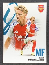 Martin Odegaard 2025 Futera Arsenal Blue Base /09 #AFXB14