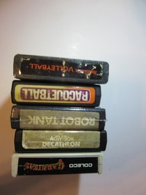 LOT of 5 Atari 2600 Games -  ALL tested 100%