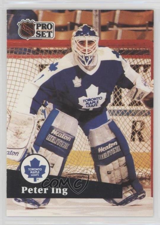 1991-92 Pro Set Peter Ing #222 q7c
