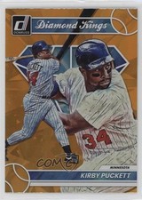 2023 Panini Donruss Diamond Kings Holo Orange Kirby Puckett #15 HOF 2s1