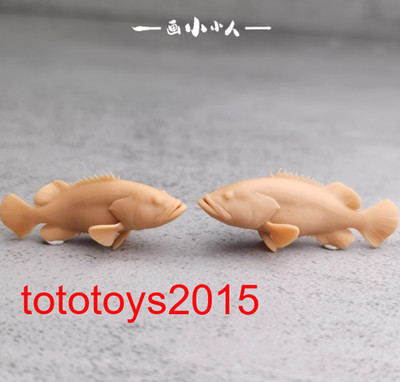 2pcs 1/64 1/43 1/87 1/72 Deep sea giant Fish animals Scene Miniatures Figures