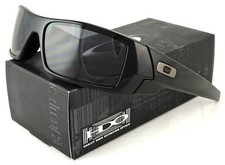 New Oakley Gascan Sunglass Polished Black l Grey 03-471
