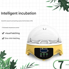 Incubator 7 Eggs Digital Bird Chicken Duck Goose Quail incubator family gift