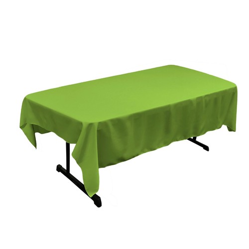 LA Linen Polyester Poplin 60 by 90-Inch Rectangular Tablecloth. Made in USA - Picture 44 of 78