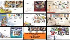 2005-2009 GB Commemorative Royal Mail FDC First Day Covers - Multi Listing
