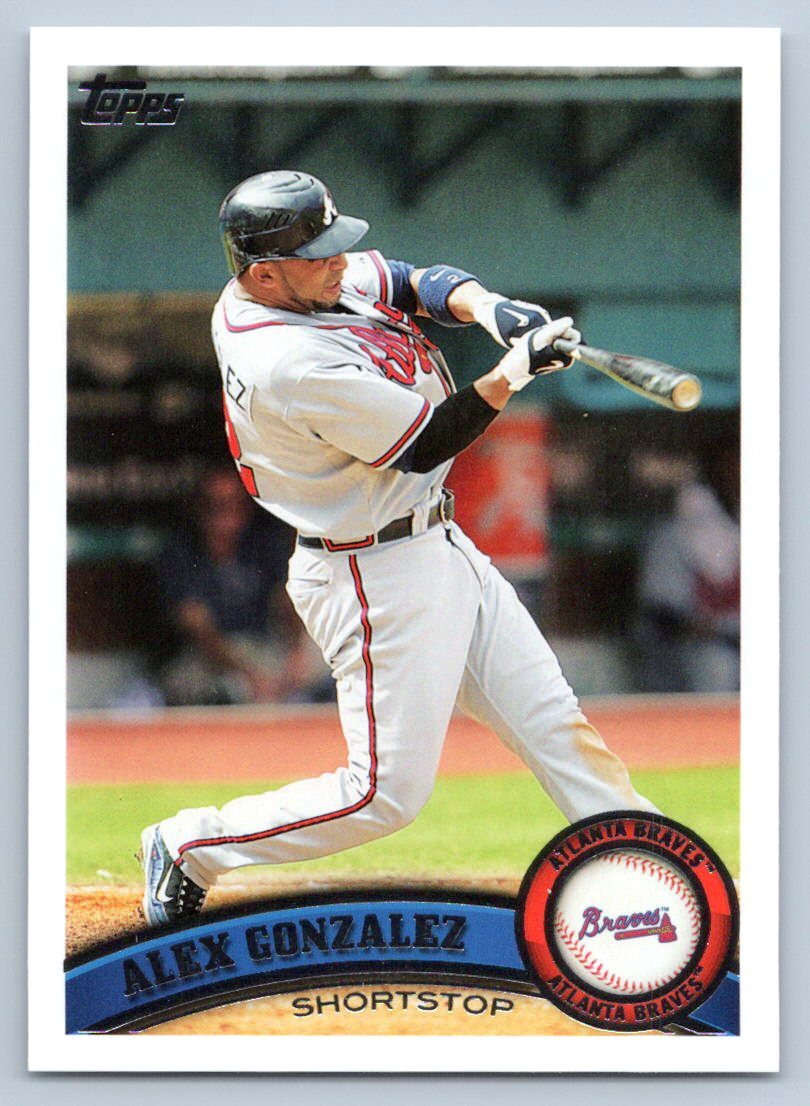 2011 Topps Alex Gonzalez #310 Atlanta Braves
