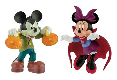 Bullyland Figurines - Halloween Mickey & Minnie (7 cm/2.8'') - Choose yours!