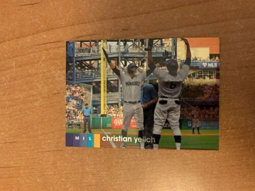 2020 Topps Stadium Club - Christian Yelich - #292 Chrome Parallel BREWERS
