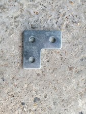 20x UNISTRUT CHANNEL TYPE FLAT 3 HOLE L SHAPE BRACKETS