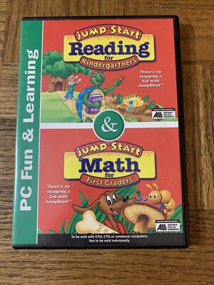 Jump Start Reading Kindergarten Computer Game (NO MATH DISC)