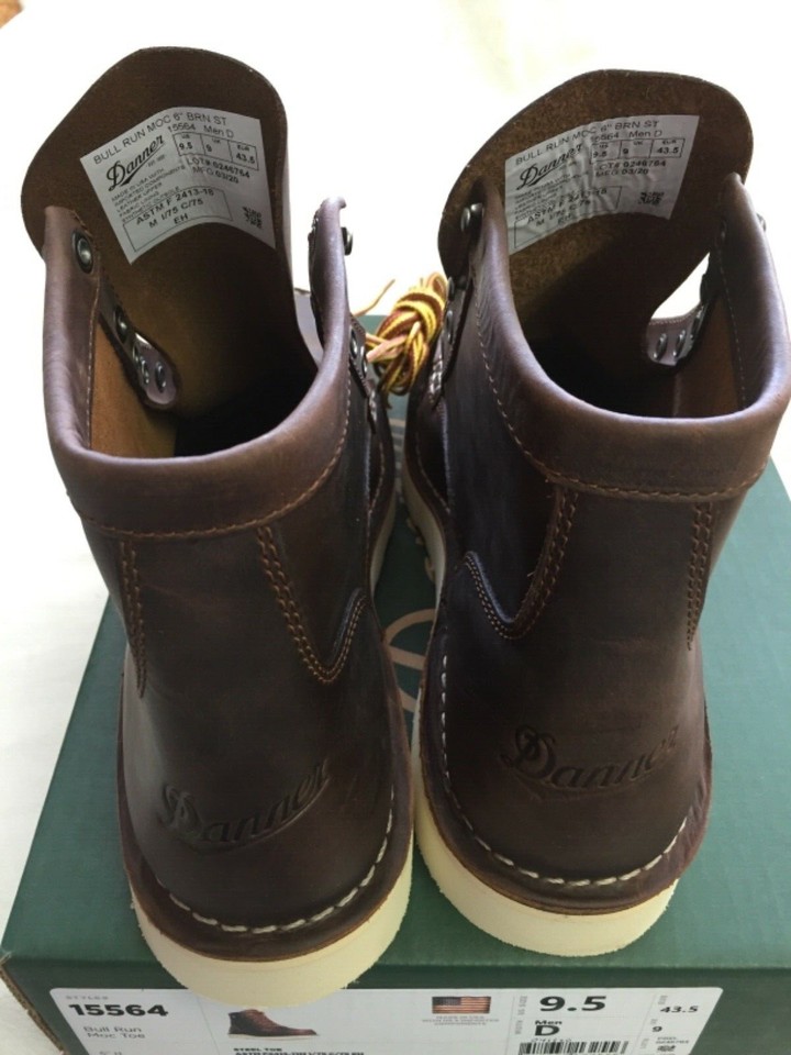 Danner Men's Bull Run Moc Toe Work Boots, 6 In., 15563 - Foto 2