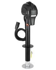 Electric Trailer Jack 3500 lbs Power Tongue Jack for RV Trailer & Camper Black