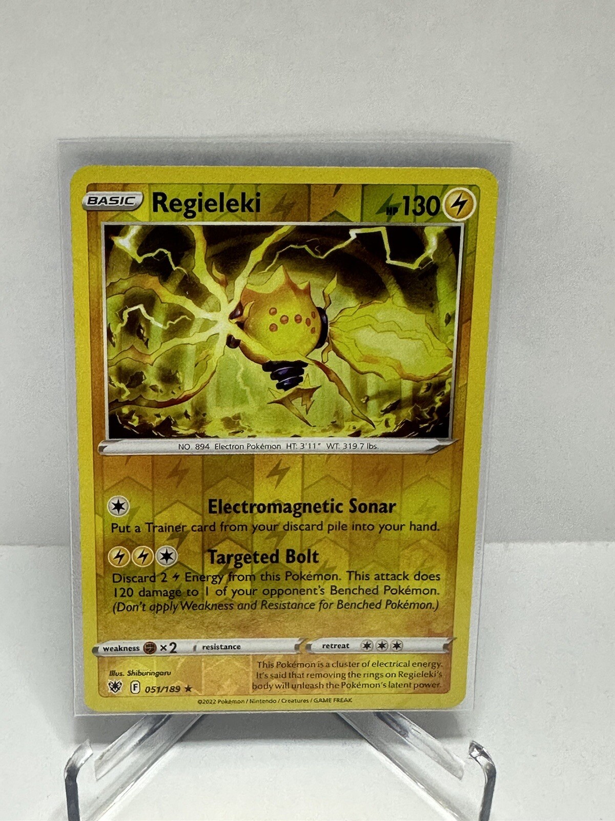 Pokemon Astral Radiance Regieleki 51/189 Reverse Holo Near Mint eBay