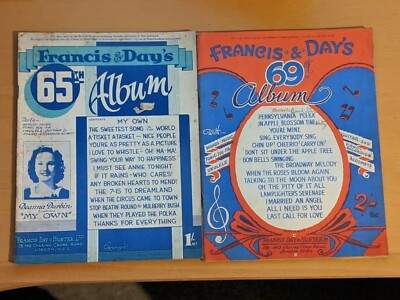 Francis & Days 65th & 69th Album - Feat Deanna Durbin - Vintage lyrics