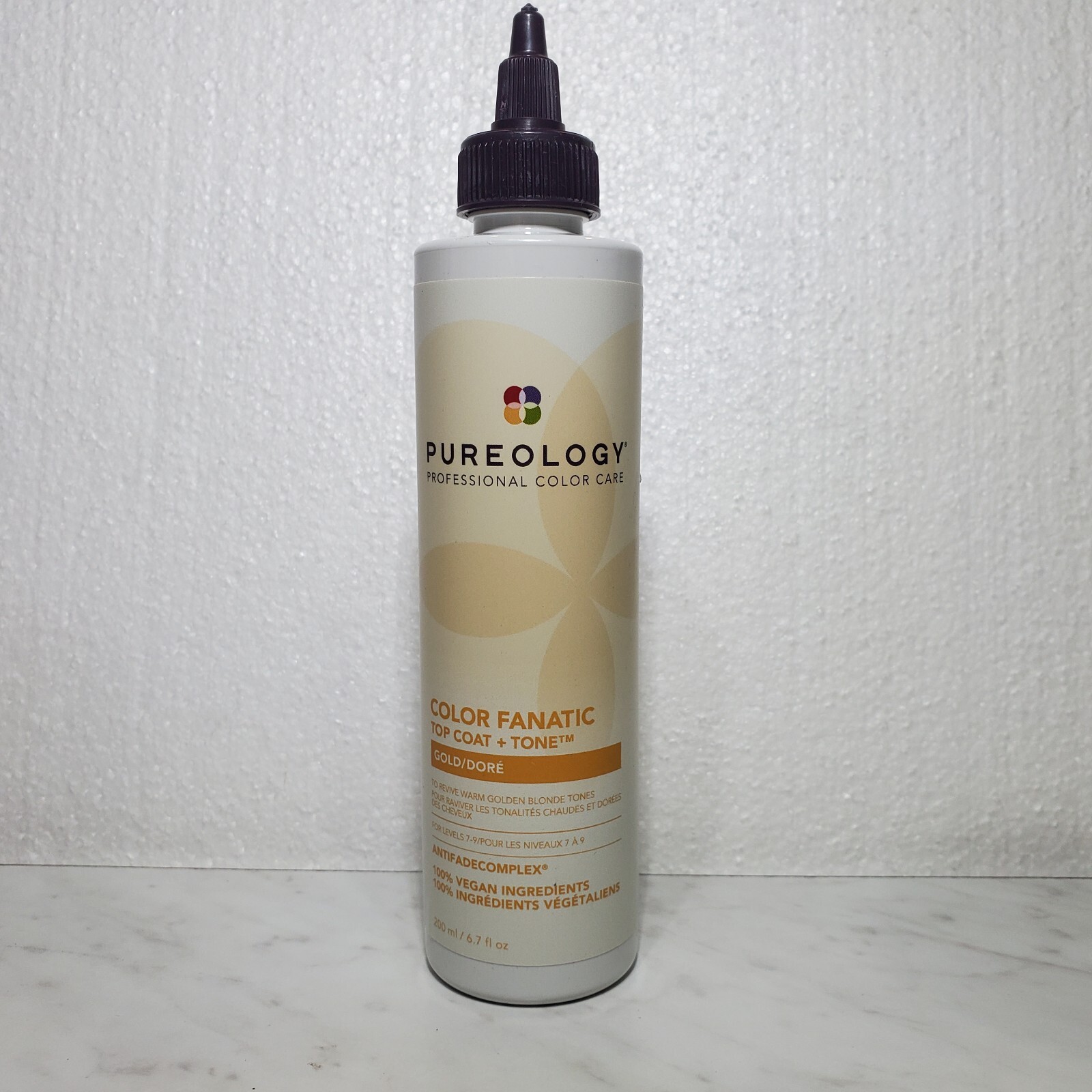 Pureology Color Fanatic Top Coat + Gold Tone Treatment 6.7 oz For