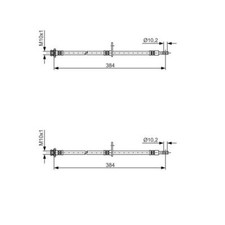 2x Bosch 1 987 481 A54 Bremsschlauch Vorne für Suzuki Swift IV FZ NZ