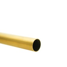 H62 3/4"19mm Od Brass Tube 0.5mm Wall 300mm Length Brass Tubing Seamless Rou