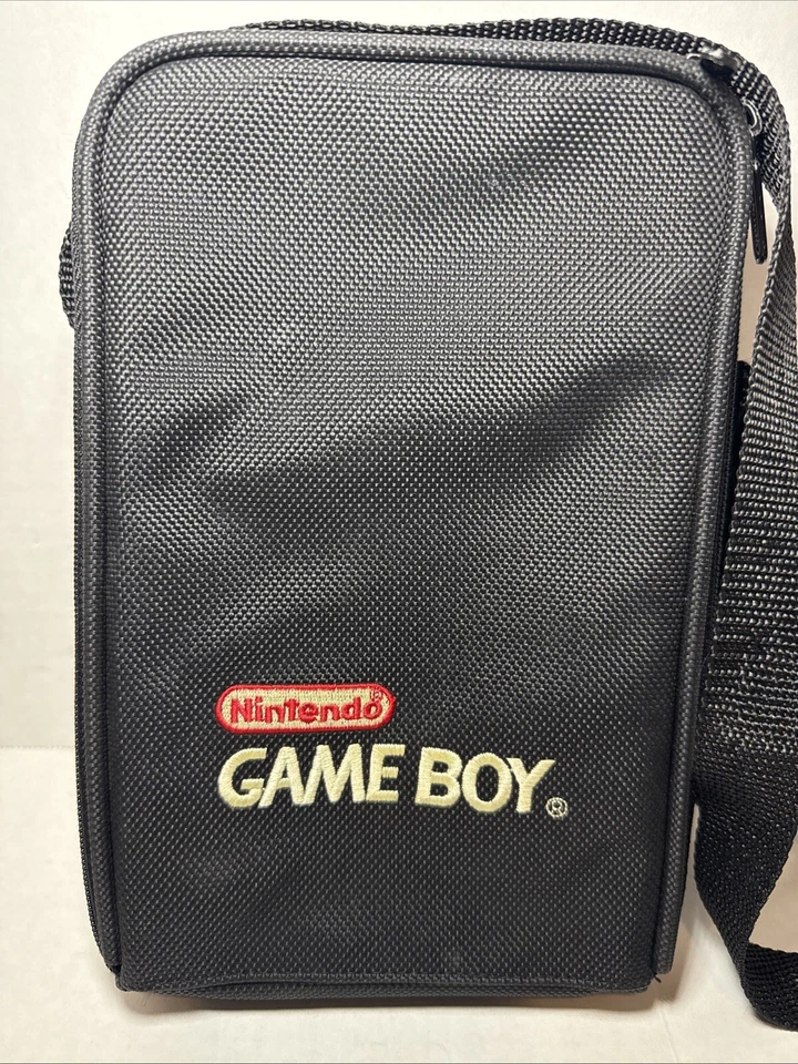 Vintage Nintendo Game Boy Embroidered Travel Bag Carrying Case Black - Image 2 of 4
