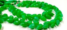 Natural Chrysoprase teardrop Shape faceted 6X10mm beads Sold per Strand 8'' long