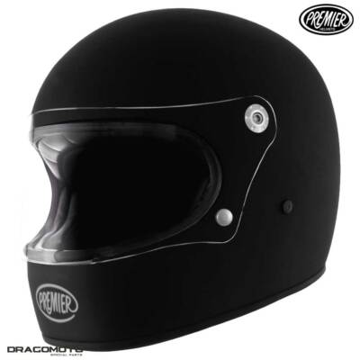 Premier Helm TROPHY U9BM XL Integral Motorrad Cafe Racer Größe XL